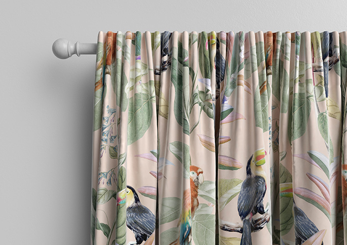 Parrot, Peach Ice - Made to Measure Curtain - Image 10